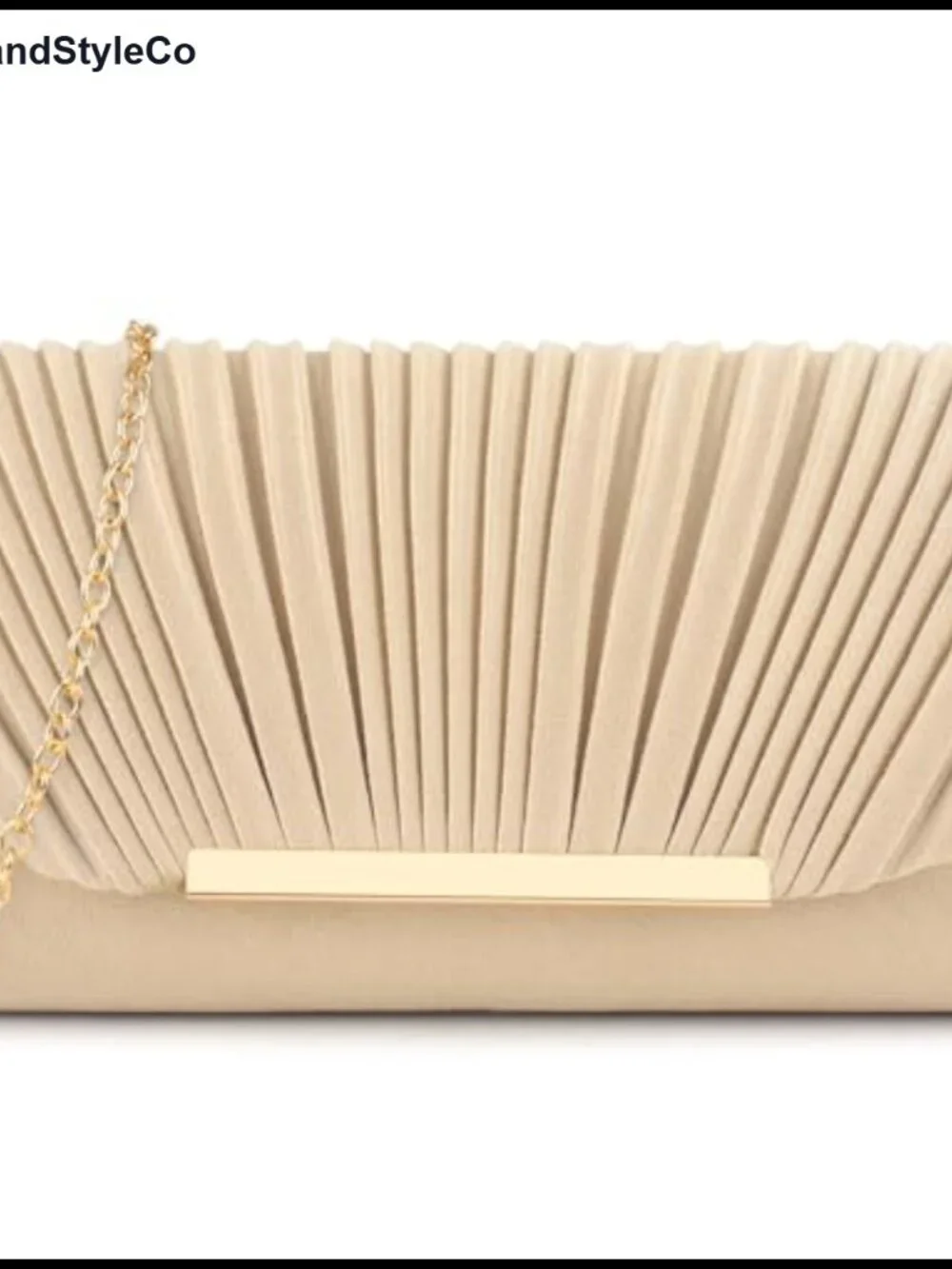 Women Velvet Faux Suede Envelope Clutch Evening Bag with Chain